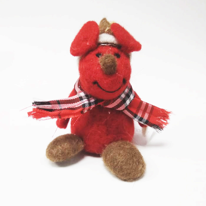 Rato De Peluche Vermelho